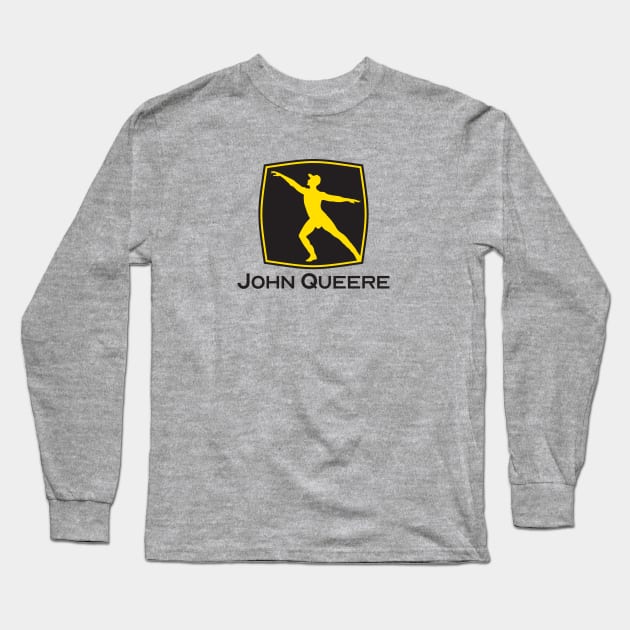 John Queere Black Long Sleeve T-Shirt by DADDY DD